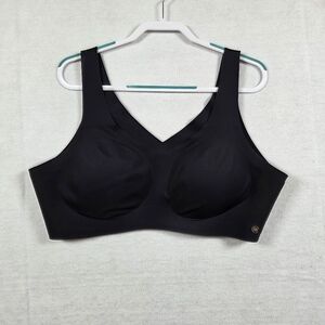 Honeylove Black V-Neck Padded Bra Size 3X Bra Cup Comfort Plus Size
